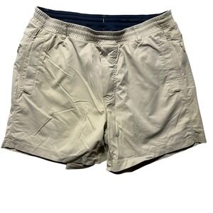 Birddogs Men's Lined Shorts Beige Size L Boomstick Built-In Liner Athletic‎ Gym